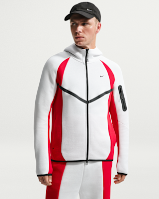 Nike Tech Men's Colour-Block Full-Zip Fleece Windrunner Jacket
